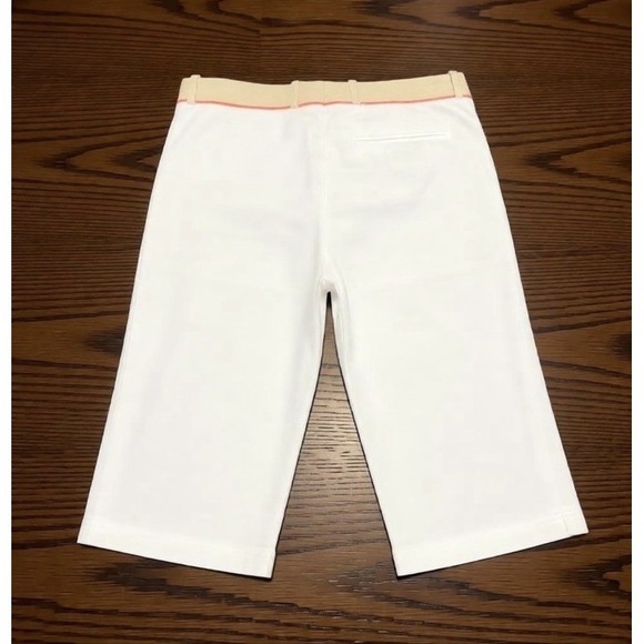 Celine Bermuda White Preppy Shorts Size 36/XS Quiet Luxury Old Money Summer - Picture 2 of 16